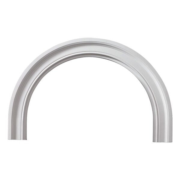 Ekena Millwork 48"IW x 28"IH x 24"Radius Half-Round Arch w/ Decorative Trim AR48X4M - main